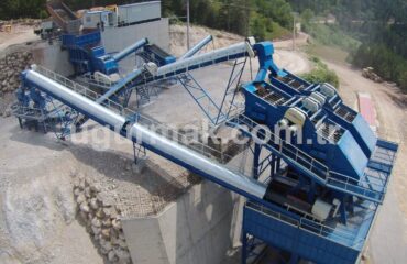 stationary stone crushing plant