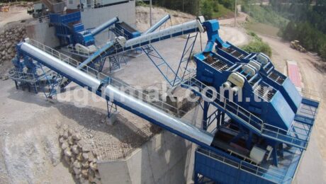 stationary stone crushing plant